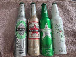 Heineken Sammlerflaschen Aluminium