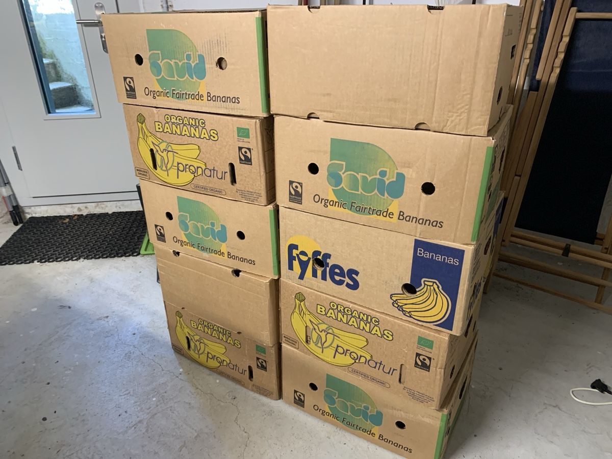Cartons: Bananenschachteln 10Stk – D'occasion à Zürich par Dabro