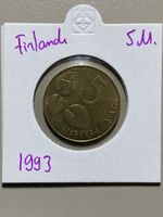 Finlande - 5 Markka - 1993