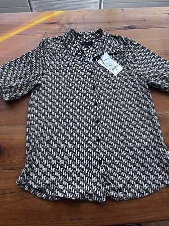 King Louie Carina Bluse Laguna Grösse M NEU