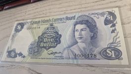 Cayman Islands 1 Dollar 1974 mit Queen Elizabeth II 