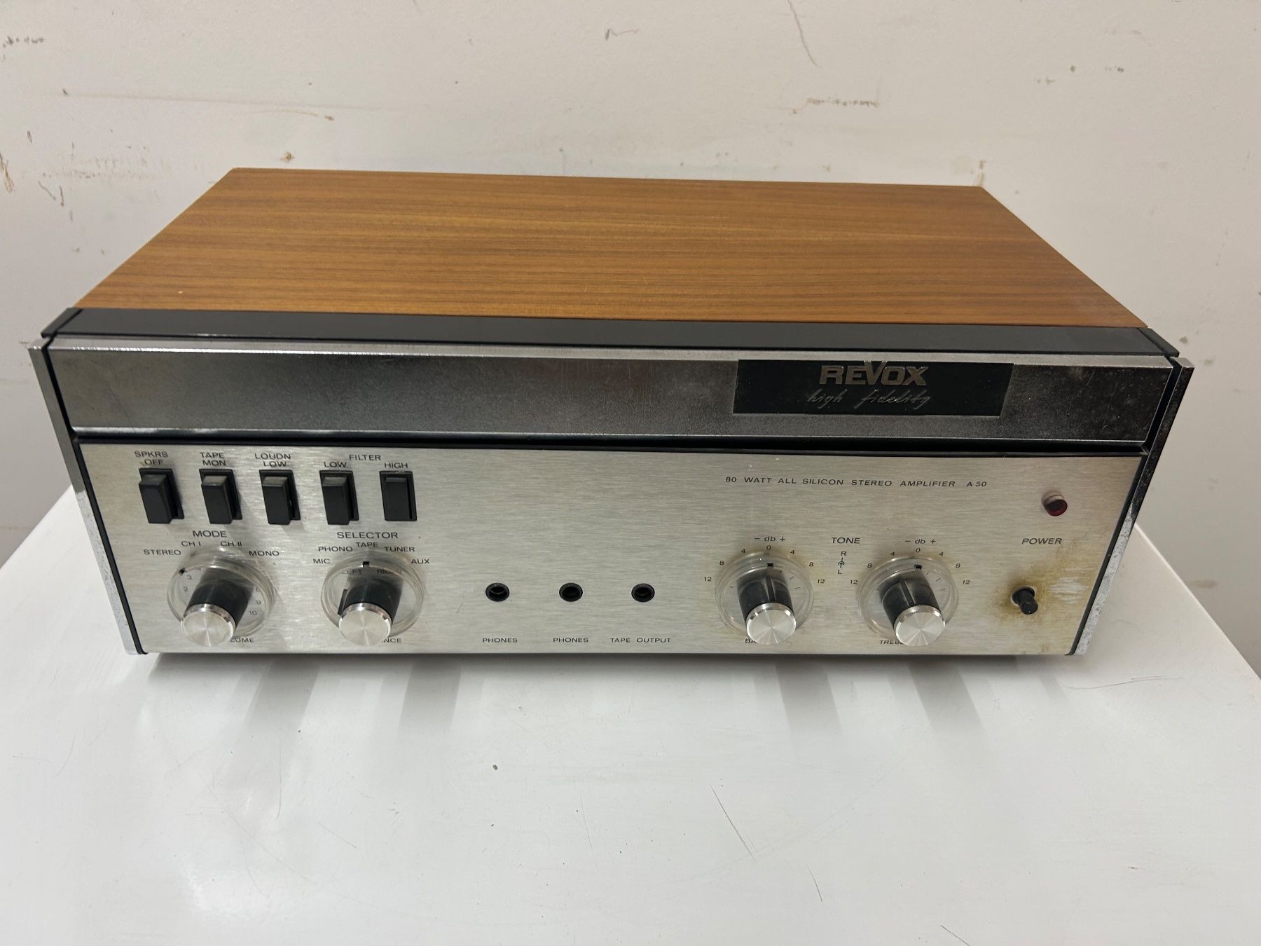 Revox Amplificatori: Revox-Verstärker A50 – Usato da Zürich venduto da Levelart