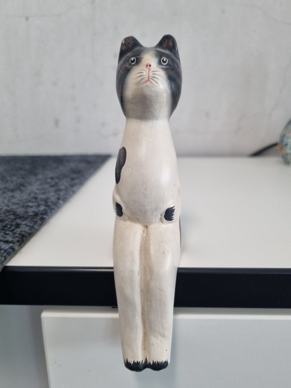 Figuren: Handgeschnitzte Katze Figur von Bruka Design Schweden – Gebraucht aus Lenzburg von freedomky 1