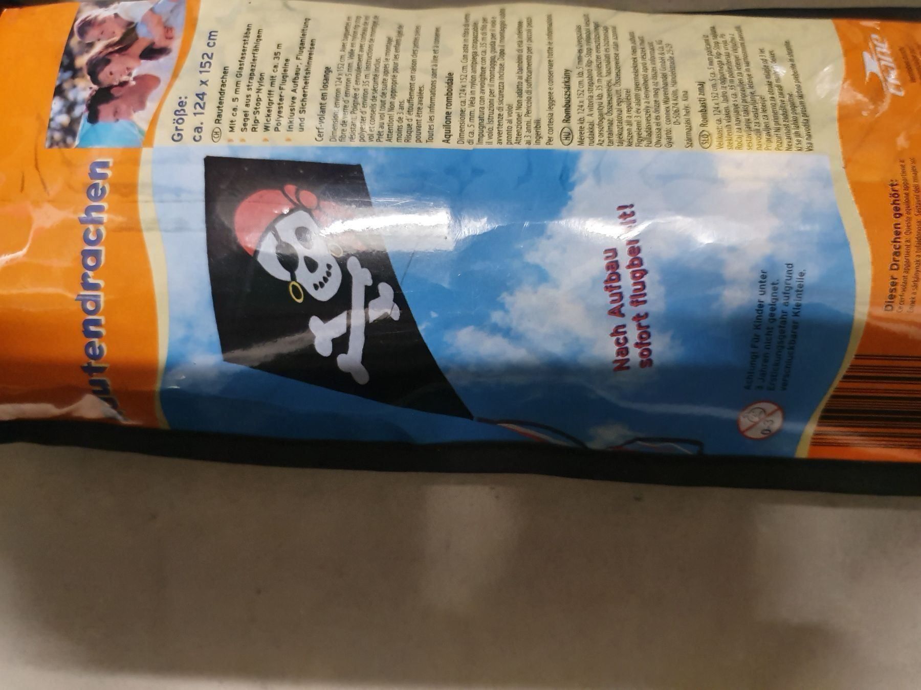 Giocattoli: Drachen mit Piratenlogo – Nuovo e nell'imballaggio originale da Ostermundigen venduto da aydin014