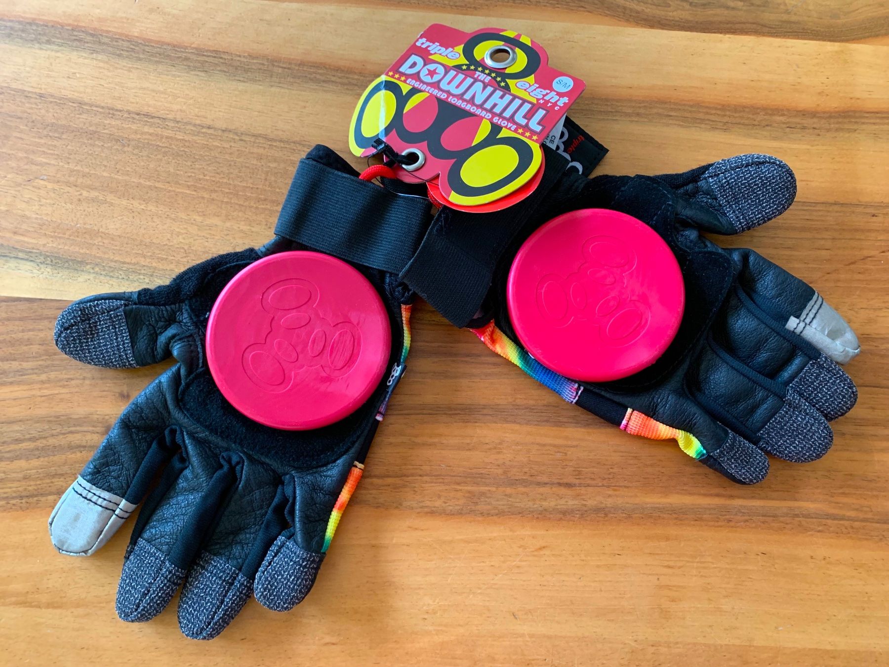 Guanti & manicotti: Tripple Eight Downhill Handschuhe Gr. S/M **NEU** – Nuovo e nell'imballaggio originale da Meiringen venduto da Jackwashere 1