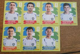 Panini Sticker WM 2026 - UZB 3/6/7/9/10/16/20