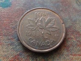CANADA 1 Cent 1983