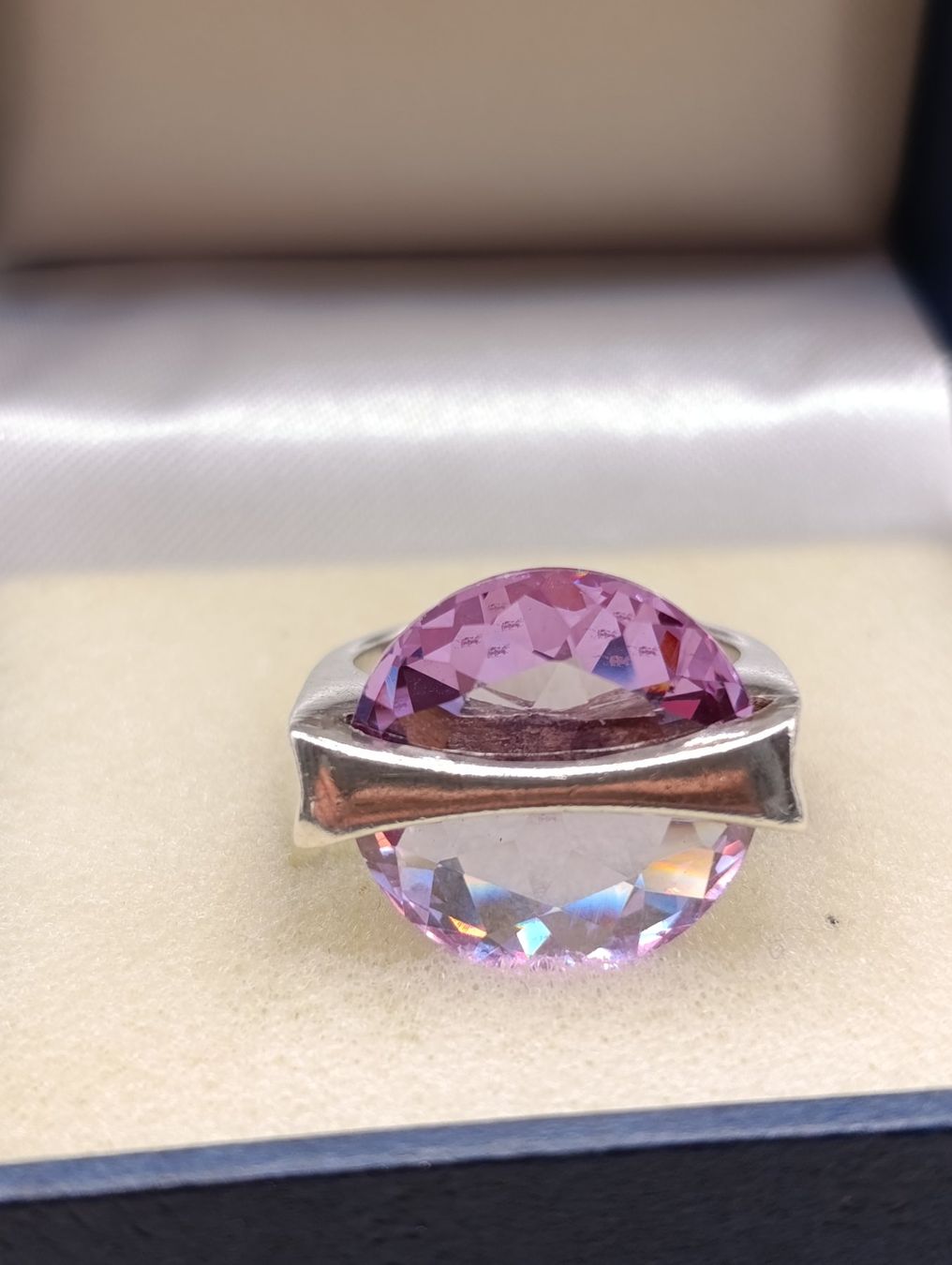 Anelli: Vintage 925er Silber wunderschöne Ring mit Amethyst Top – Usato da Steffisburg venduto da 1.Schmuckschatulle 7