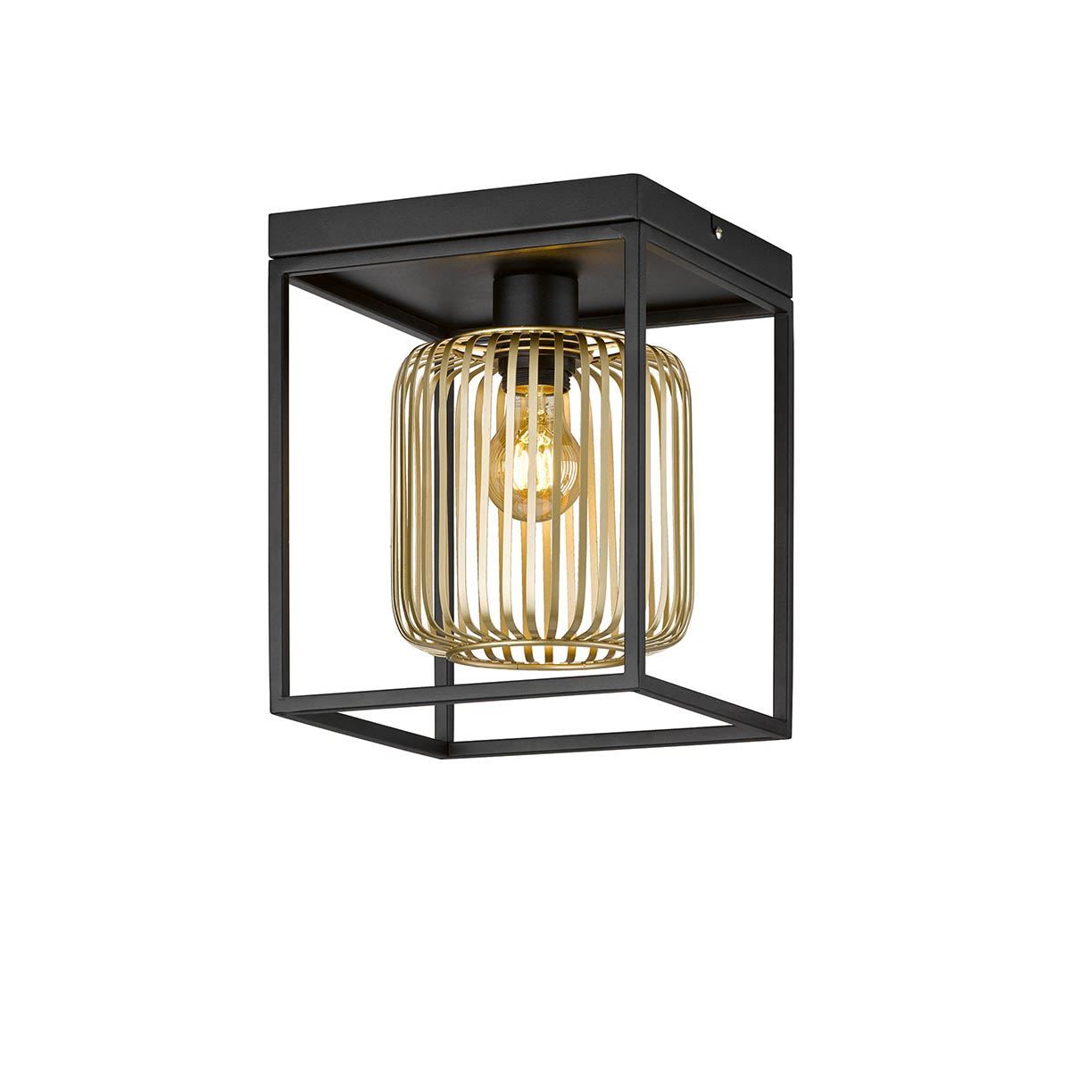 Lampadari & plafoniere: Retro Deckenleuchte, Gold, Schwarz – Nuovo (secondo la descrizione) da Kreuzlingen venduto da Smart-Light 2