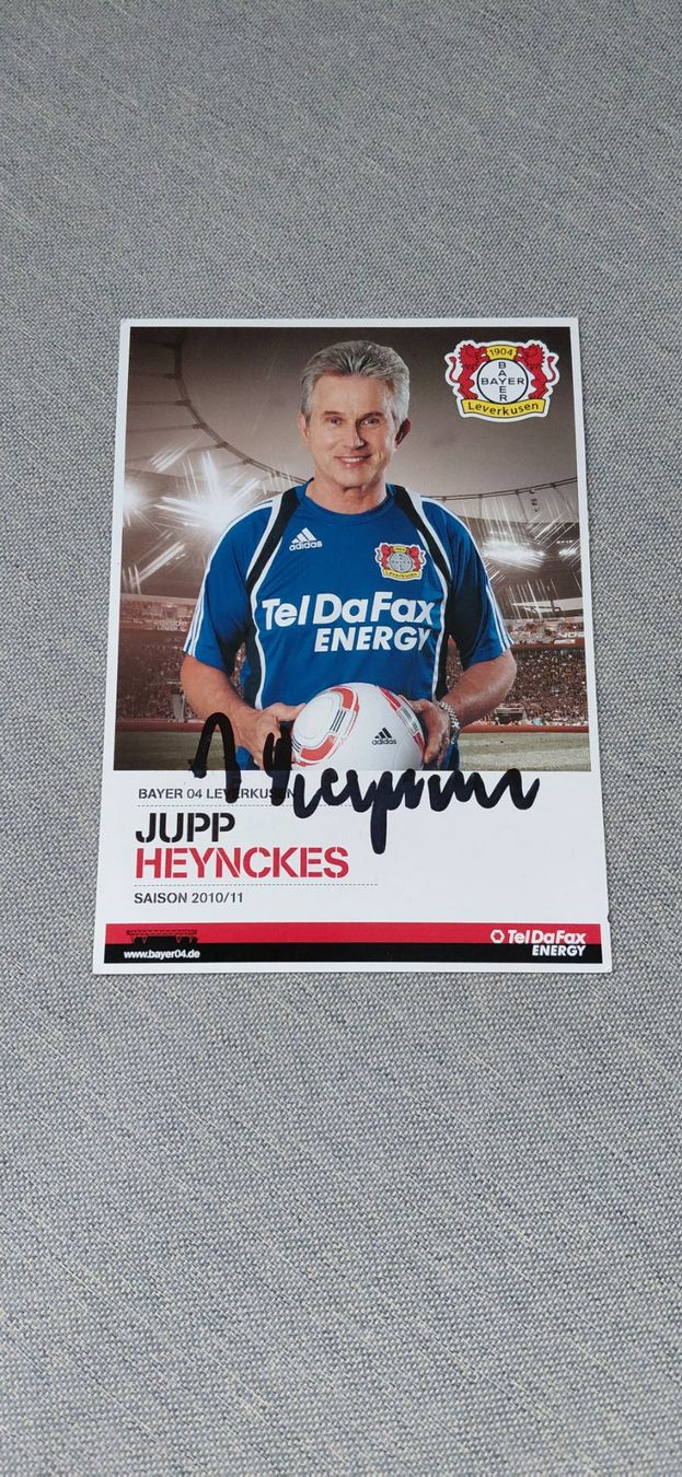 Autogramme: Autogrammkarte Jupp  Hevnckes – Gebraucht aus Schmerikon von Olympia04