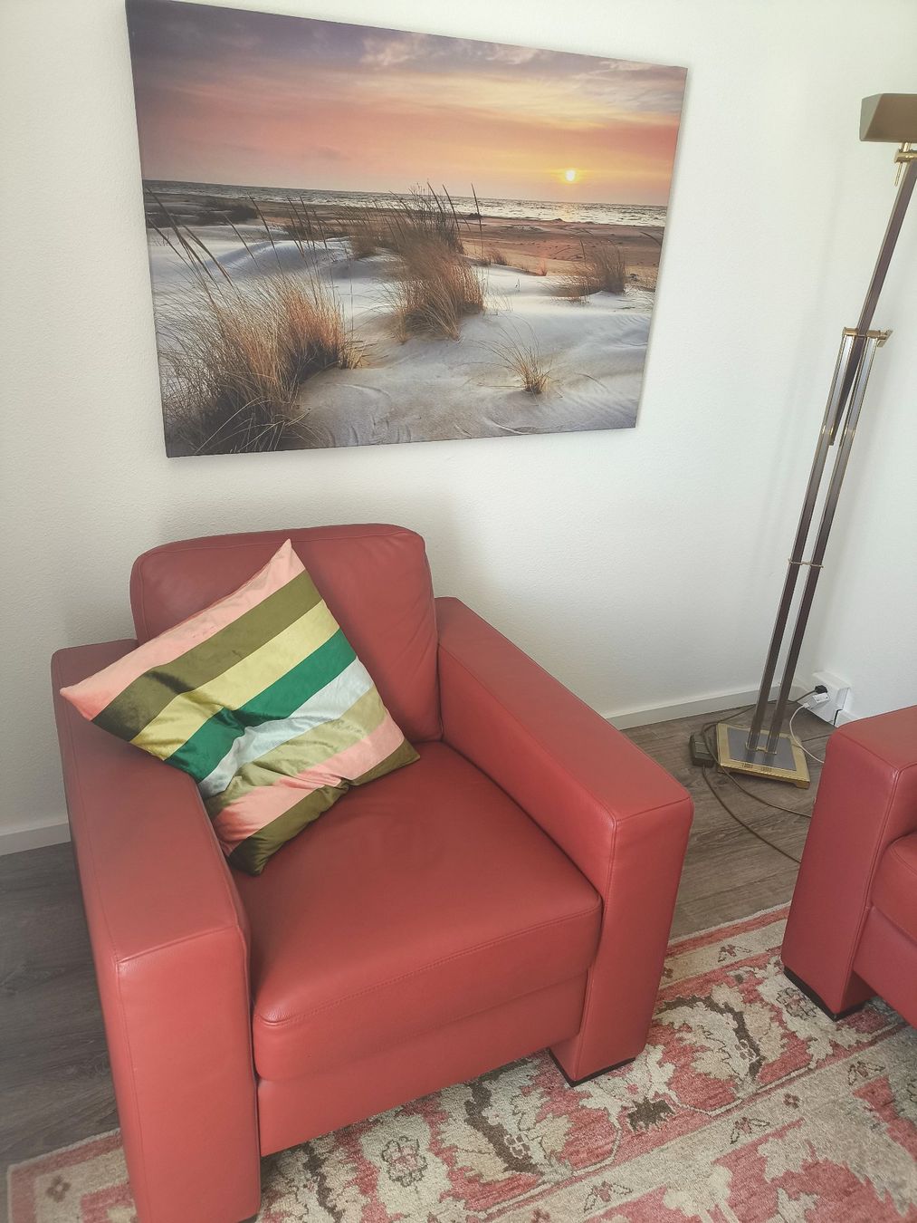 Sofas: Gepade Ledersofa inkl. Sessel – D'occasion à Rapperswil SG par sca_y5dr 1