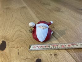 Niedlicher Samichlaus, Keramik, klein, Weihnachten, Deko