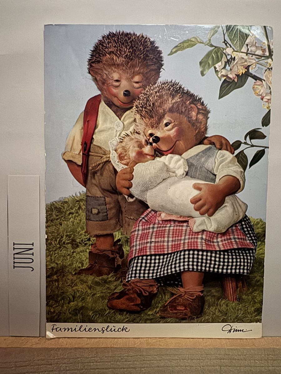 Cartoline postali: AK von Meki Igel / Familienglück – Usato da Rümlang venduto da Kartenpost1
