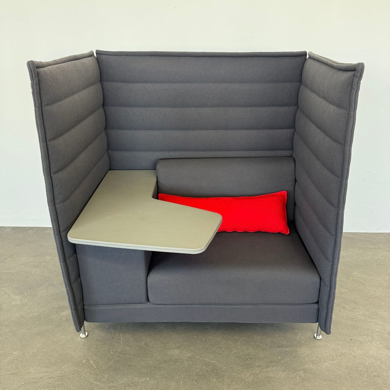 Vitra Scrivanie: Vitra Alcove Work anthrazit Arbeitsfläche rechts – Usato da Schönenwerd venduto da mcofficeshop
