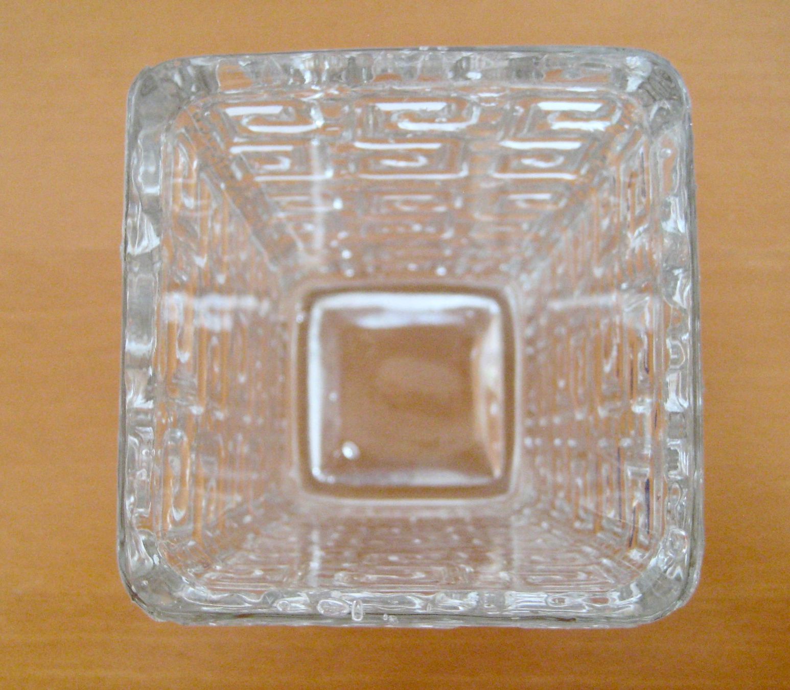 Vasi & Recipienti: Glas Vase mit Mäanderband Muster / 60er Jahre – Usato da Langendorf venduto da Happy11 3