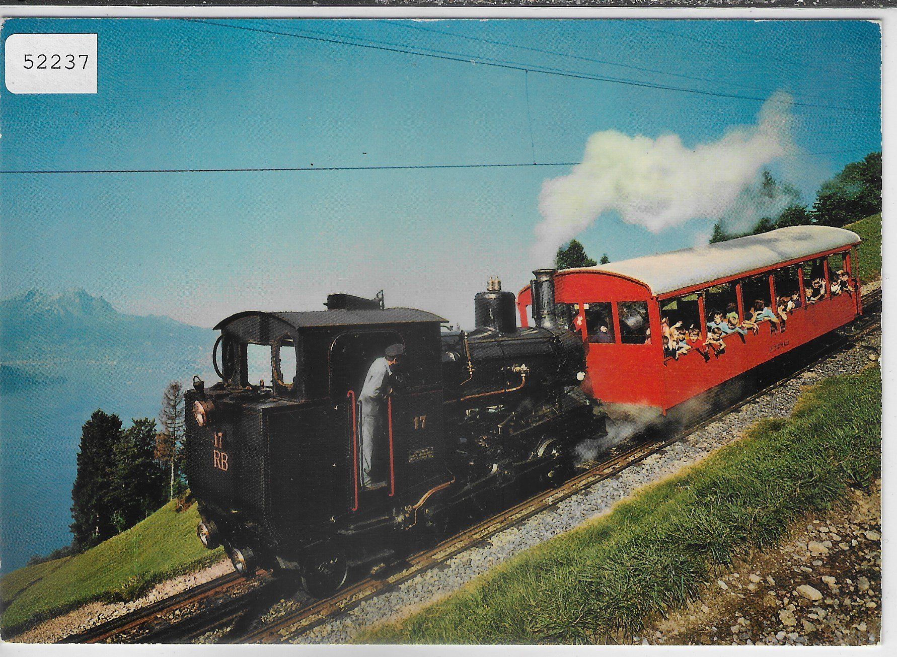 Cartoline postali: 100 Jahre Vitznau-Rigi-Bahn – Usato da Ettingen venduto da Kartenplanet