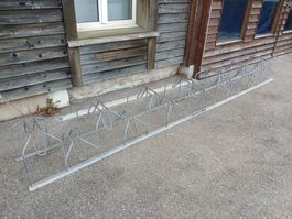 Veloständer Bügel aus Metall 14 Plätze (in Länge trennbar)