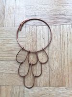 Haarschmuck Kupfer unter Dutt Dekoration Bun cage