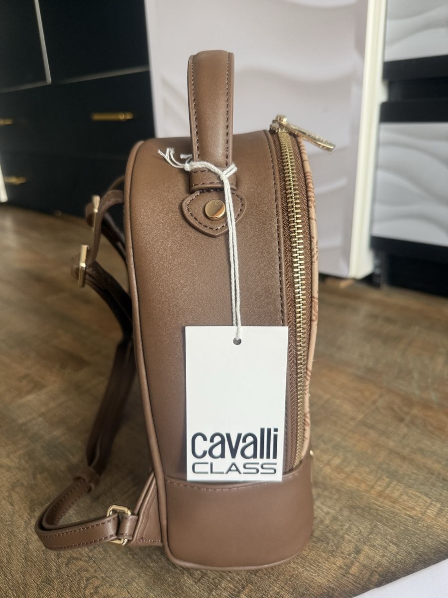 Roberto Cavalli Rucksäcke: Cavalli Class Rucksack braun mit Logo NEU – Neu und originalverpackt aus Lachen SZ von zsucard 3