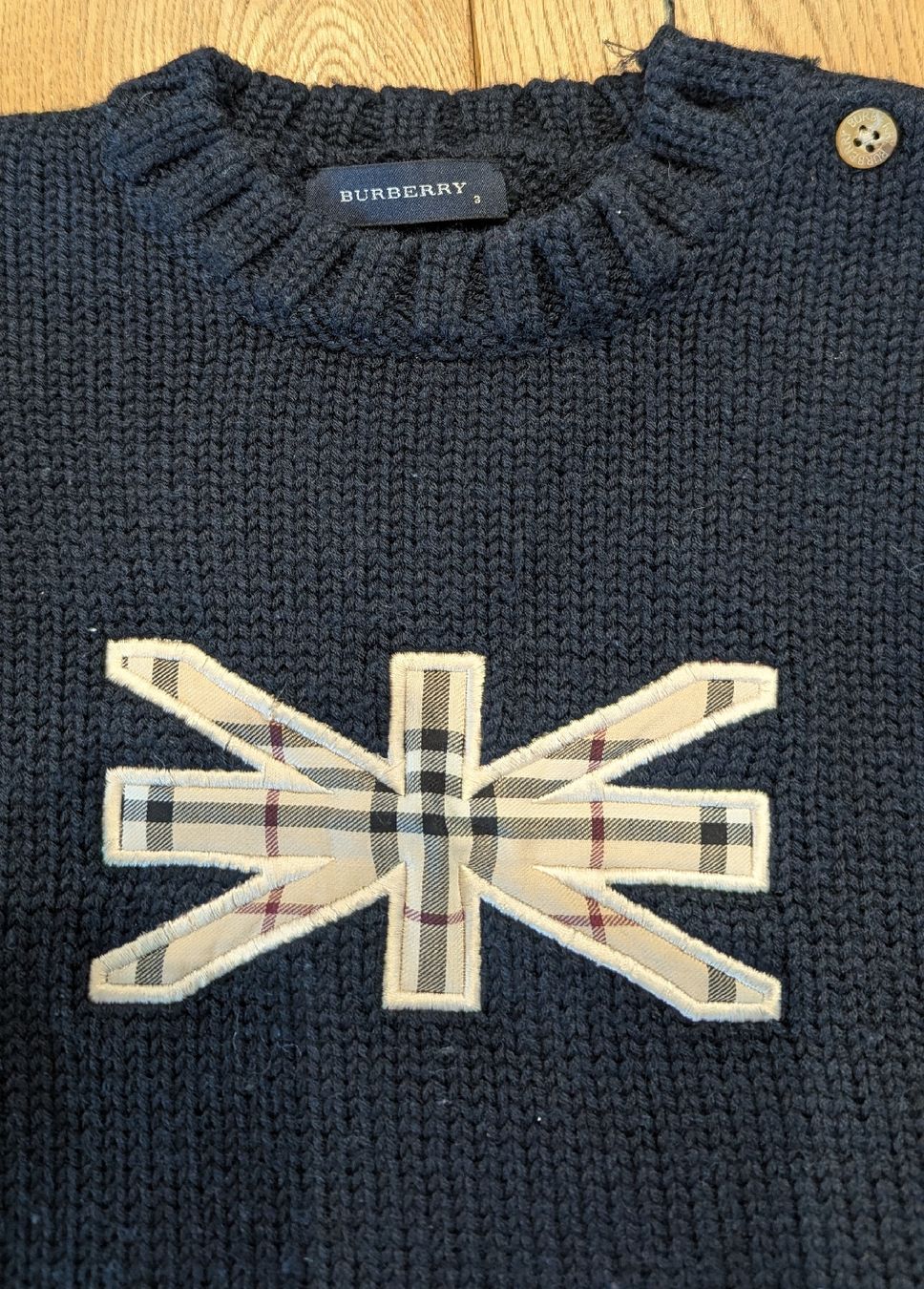 Burberry Maglioni & Felpe: Burberry Kinder Pullover Wolle dunkelblau Grösse 3 – Usato da Küssnacht am Rigi venduto da millenium81 1