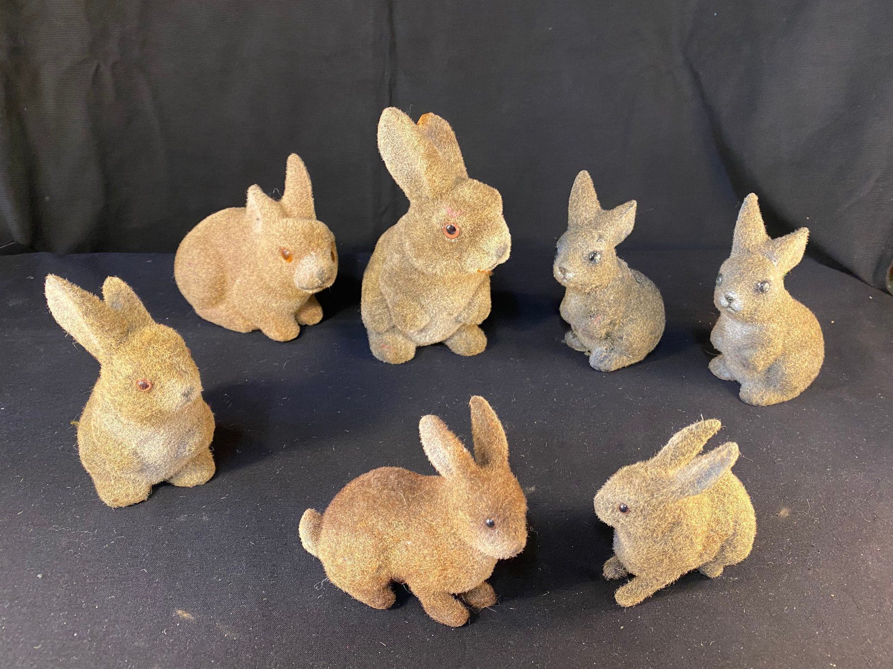Statuette: 7 Vintage Hase / Osterhase – Usato da Schaffhausen venduto da vintageworld 1