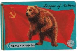 Mercury Telefonkarte Grossbritannien Russischer Bär