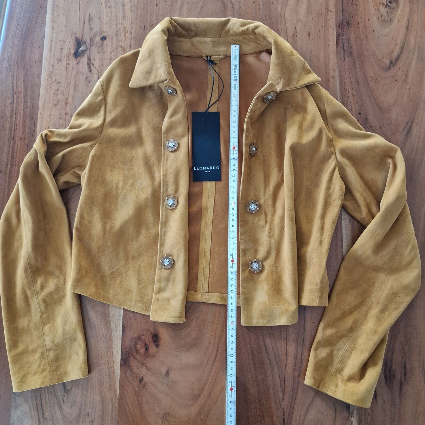 Giacche: Trendige Wildleder Jacke von Leonardo, Größe M – Nuovo e nell'imballaggio originale da Zürich venduto da Pero6 7