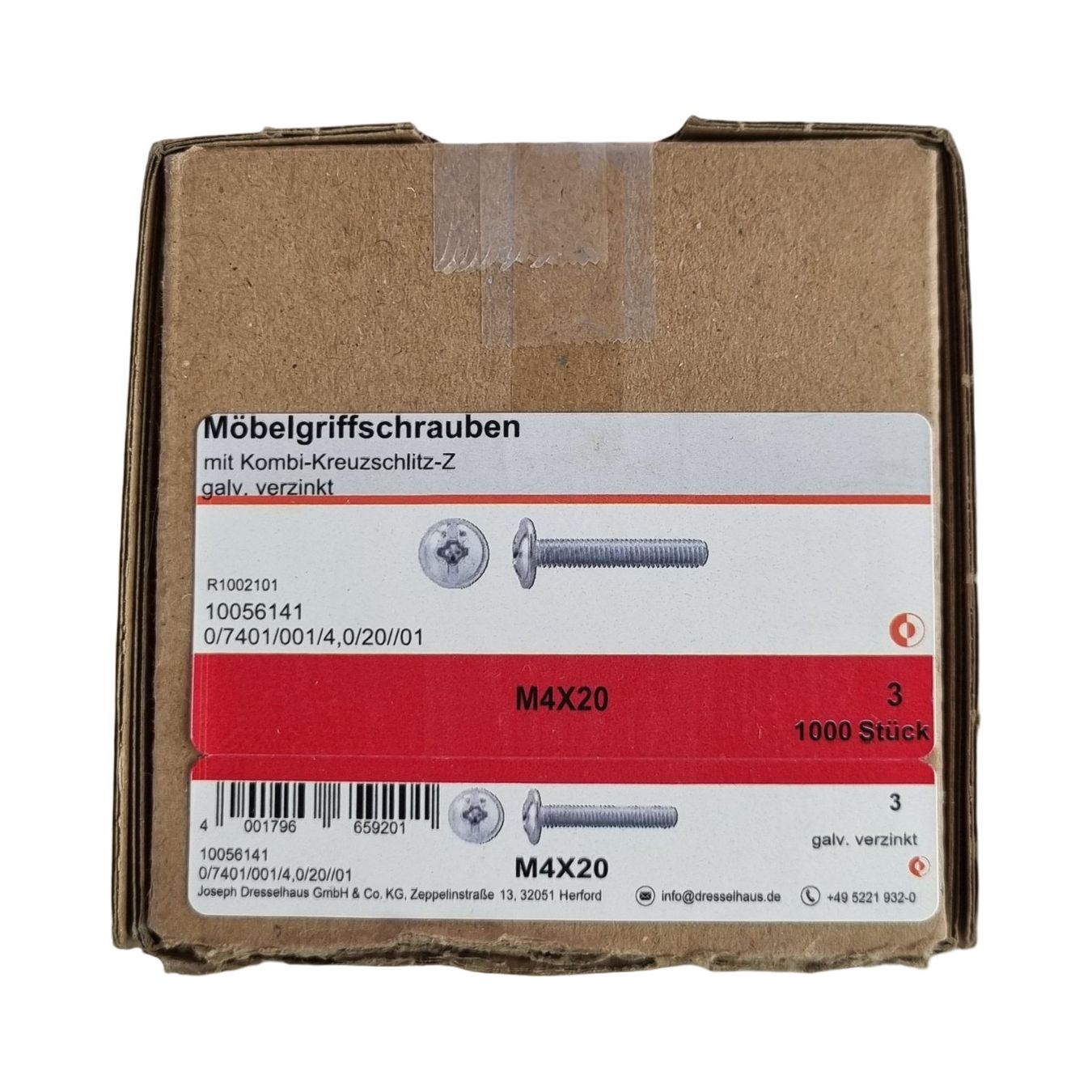 Alle Werkzeuge: DRESSELHAUS Möbelgriffschrauben M4x20 – Neu (gemäss Beschreibung) aus Wangen b. Olten von Restwert_Wangen
