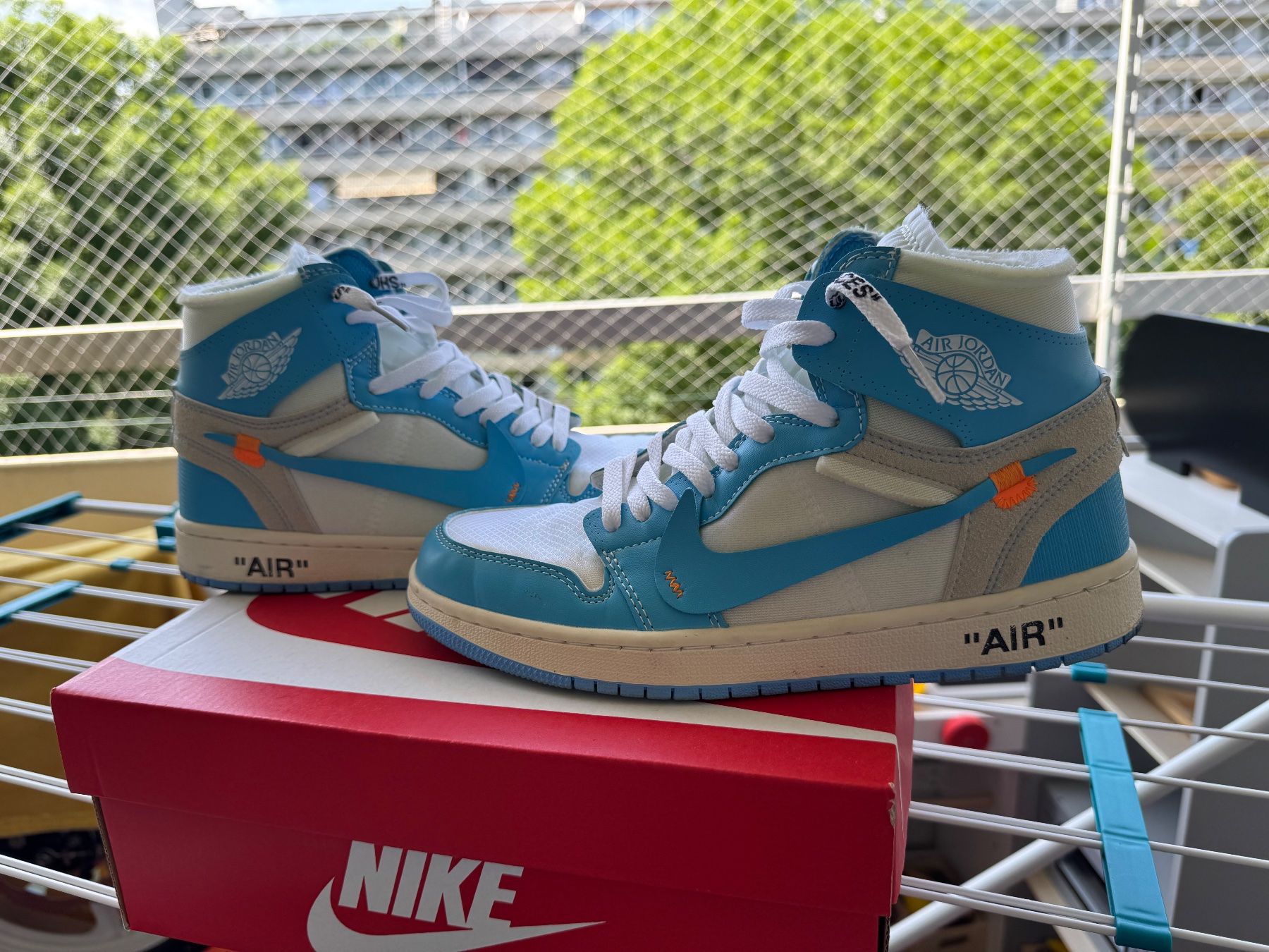 Off-White Scarpe da uomo: Paire de Sneakers bleu – Usato da Grand-Lancy venduto da lover_s3