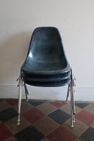 Eames Side Chair Fiberglass Blue 3x
