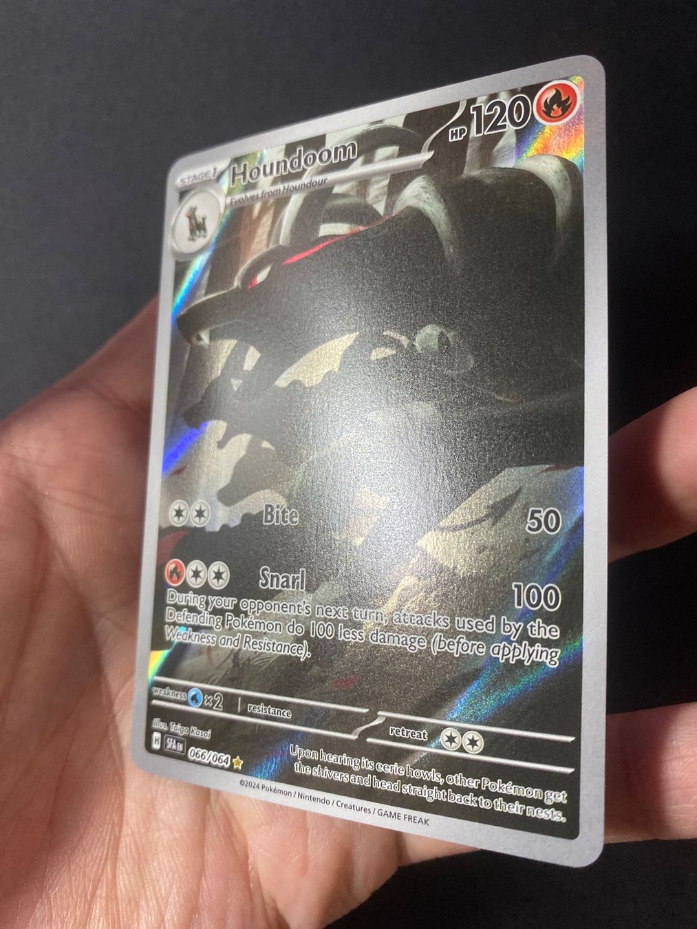 Pokémon Carte collezionabili: Houndoom 66 - Hundemon - Shrouded Fable - EN – Nuovo (secondo la descrizione) da Hausen AG venduto da Shrade 1
