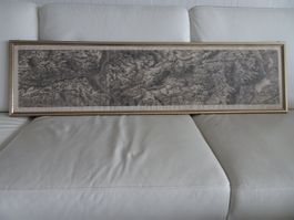 Zentralschweiz : Orig Kupferstich von Delkeskamp (1794-1872)