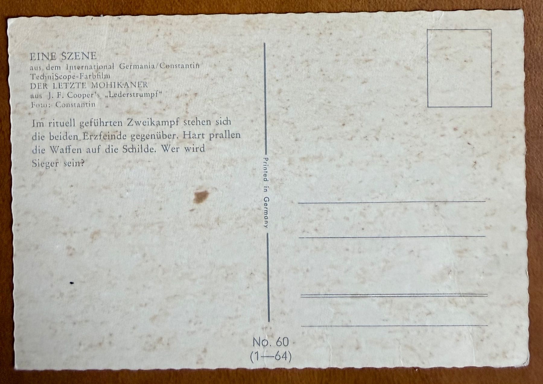 Cartoline postali: Indianer - USA – Usato da Lutry venduto da Ediego 1