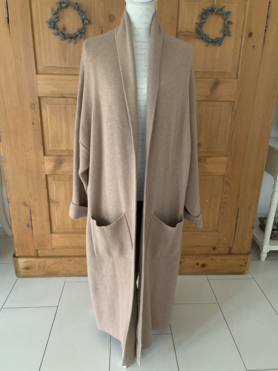 Mango Cappotti: Mango Strick Cardigan/Mantel  XL cognac – Usato da Ellikon an der Thur venduto da Bali1999