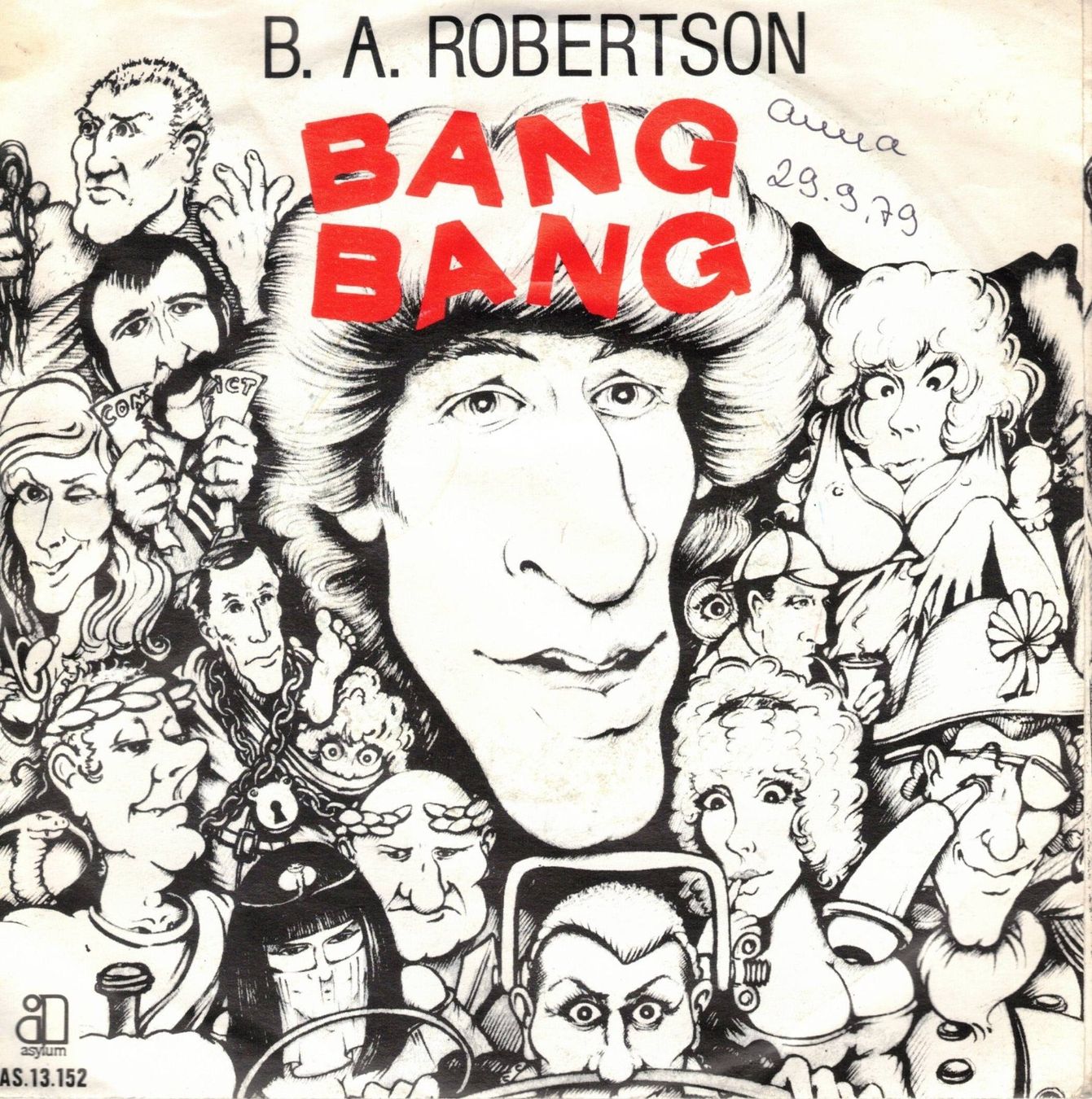 Dischi in vinile: Single7 B.A. Robertson  --  Bang Bang – Usato da Oberwil (Dägerlen) venduto da thealbum