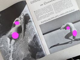 🟡EROTIK Magazin Heft KUNST UND FOTOGRAPHIE 1953 Nackt Akt