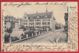 ZÜRICH ENGE LAVATER SCHULHAUS 1910