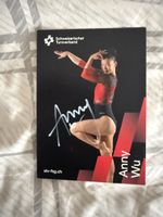 Autogrammkarte Anny Wu Schweizerischer Turnverband guter Zus