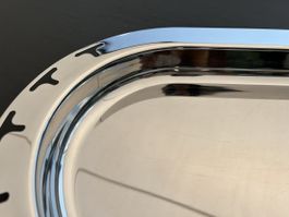 EDELSTAHL - SERVIER / PLATTE ALESSI-STYLE