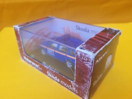 Skoda Fabia break (Electricité de Prague) Abrex 1:43
