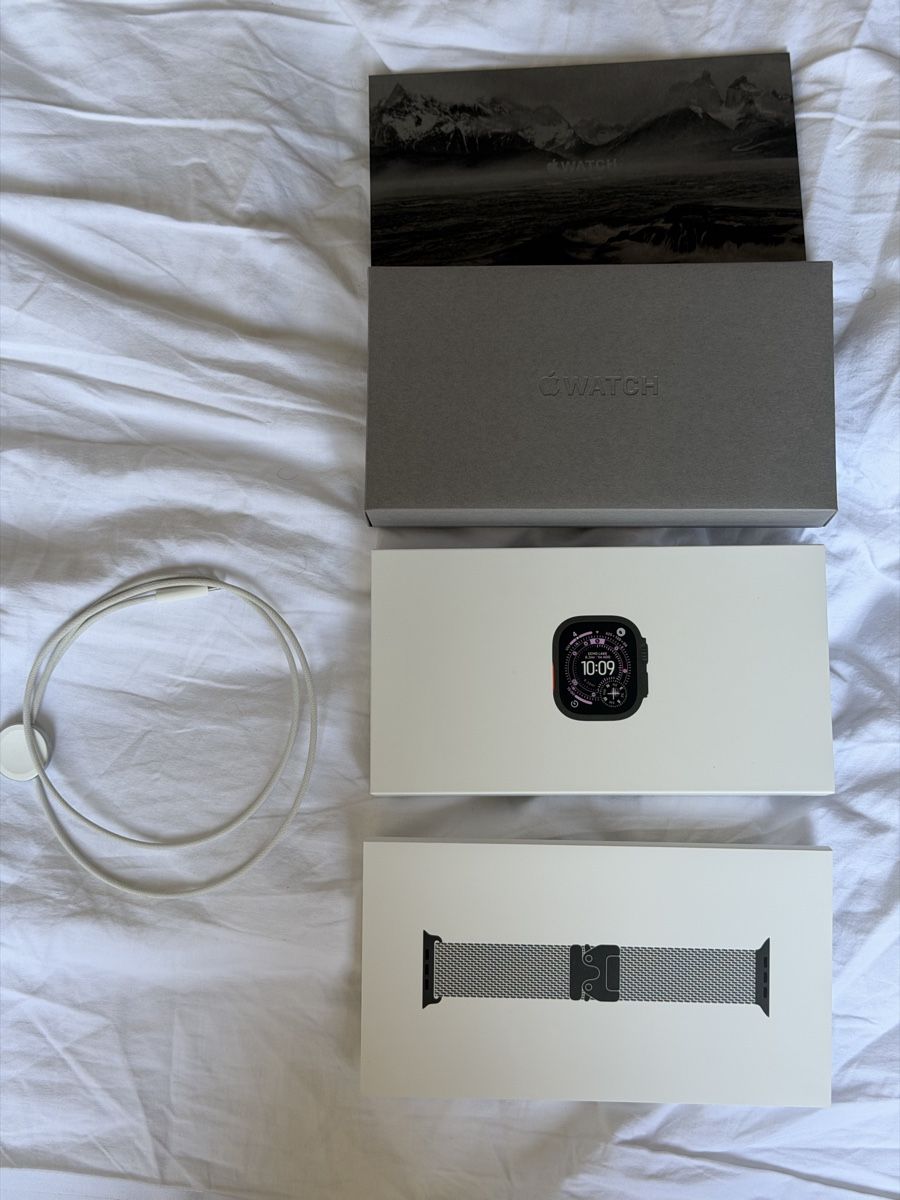Apple Smartwatch: Apple Watch Ultra 3 Titanium Milanese Nero – Gebraucht aus Arosio von Bike-Nature-Velo 4