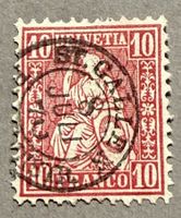 32 Voller Fingerhutstempel St.Gallen