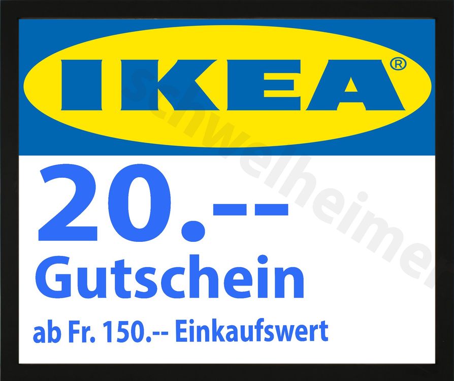 🔥🔥IKEA Fr. 20. Rabatt / Gutschein / Sparcode Kaufen auf Ricardo