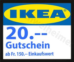 Fr. 20.-- bei IKEA sparen / Gutschein