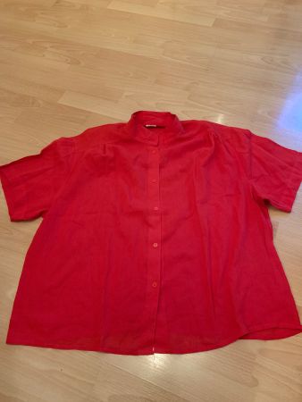 Jolie chemise rouge vintage 44-46