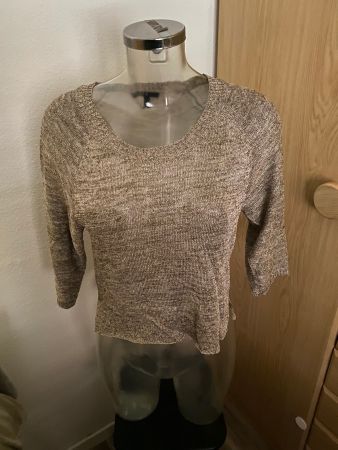 H&M leichter Glitzer Pullover Grösse XS , 3/4 arm