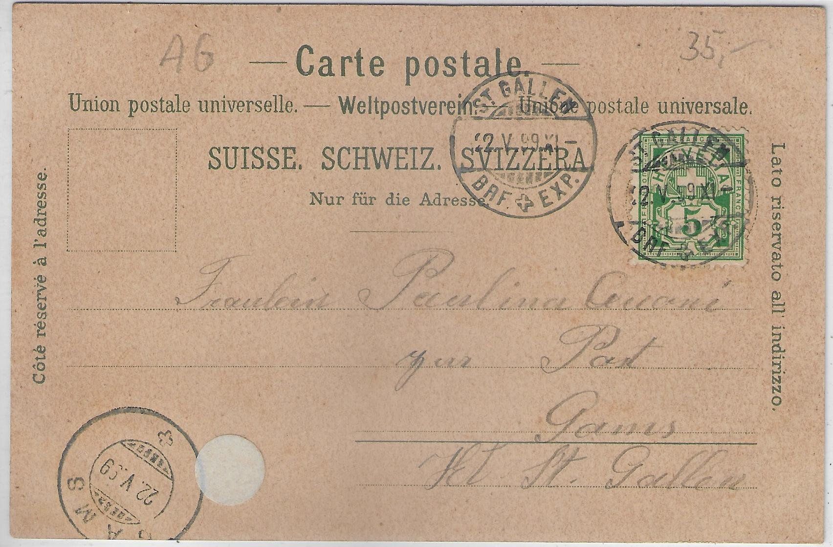 Cartoline postali: Schloss Hertenstein - Mondschein-Litho – Usato da Ettingen venduto da Kartenplanet 1