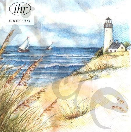 Tovaglioli: Serviette seaside dreams (1252) 2Stk. – Nuovo (secondo la descrizione) da Schlatt TG venduto da kreativ-atelier