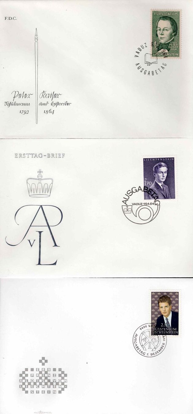 Tutti i francobolli: 10 FDC Pro Vaduz Liechtenstein – Nuovo (secondo la descrizione) da Koblenz venduto da Markenhimmel