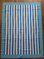 Tischdecke blau-weiss gestreift, 140cm x 200cm, Baumwolle
